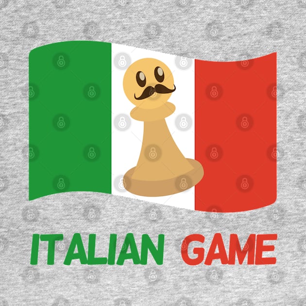 Italian Game Flag | Funny Chess Player by Fluffy-Vectors